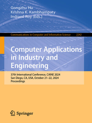 cover image of Computer Applications in Industry and Engineering